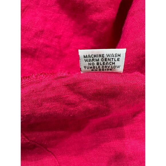 Bryn Walker Dress Size Small Oversized Fuchsia Pink High Low Hem Pockets READ - Picture 5 of 10